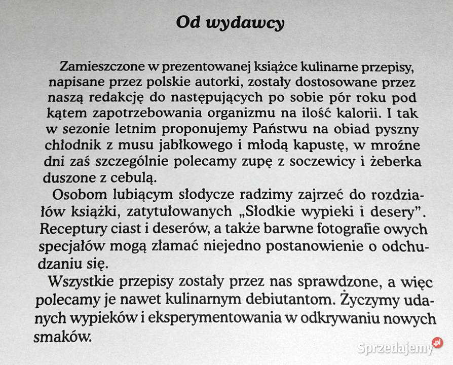 Wyśmienite dania na 4 pory roku Jerzy Mańkowski twarda Chełm sprzedam