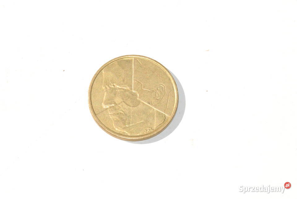 Stara moneta 5 franków Belgia 1986 unikat antyk Numizmatyka Cieszyn sprzedam