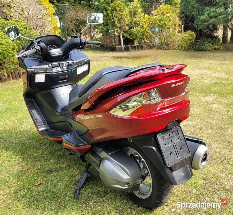 SUZUKI BURGMAN 400i K9 09r italmotopila sprowadzony Piła