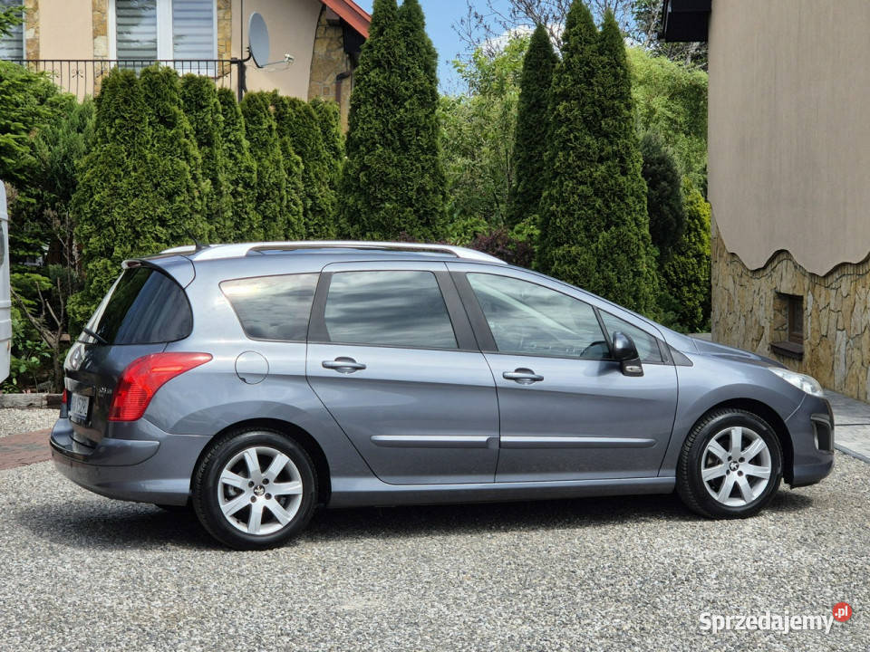 Peugeot 308 SW SW Przebieg 184 16HDI 2011r Ledy isofix mazowieckie