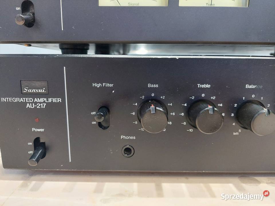 Sansui AU217 Amplifier and Sansui TU217 AMFM Wzmacniacze i pokrewne Łapy