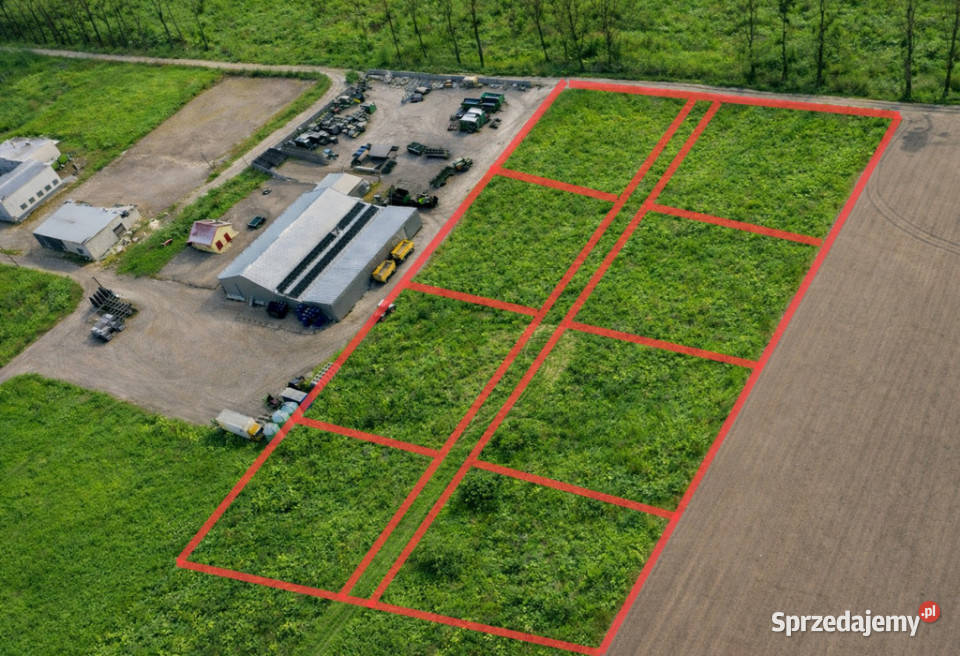 Teren pod budowę domu utwardzona Daleszewo