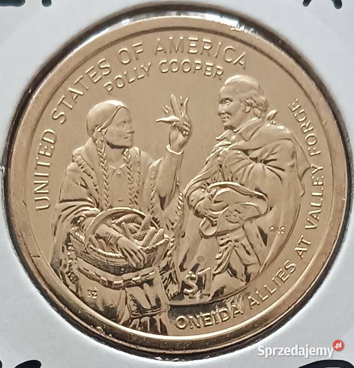1 Dolar Indianka Sacagawea Polly Coopermen D Kolekcje