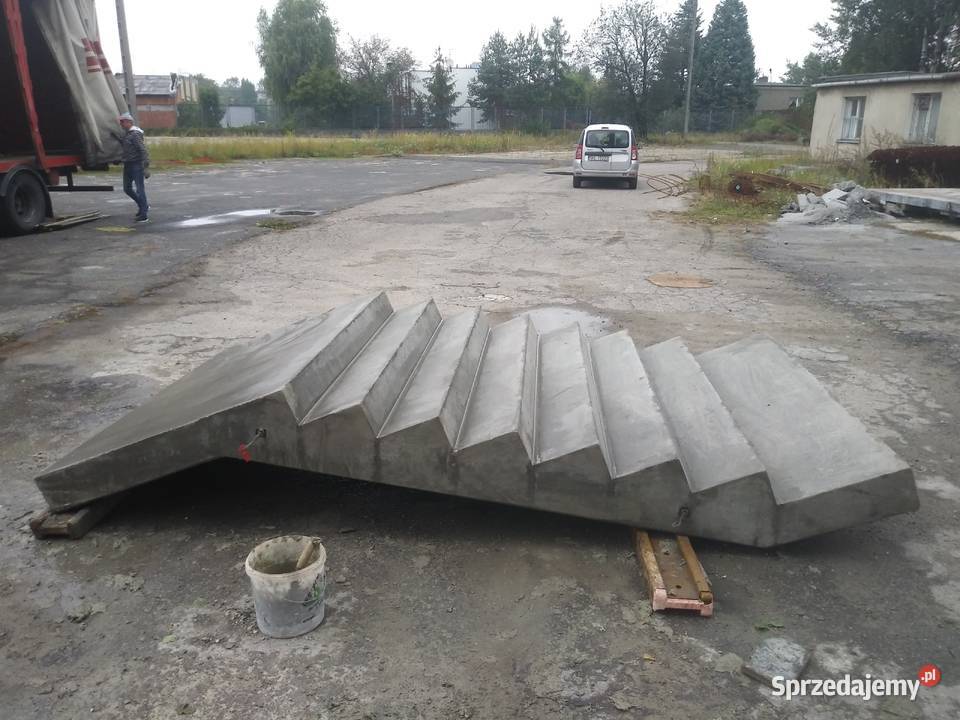 Schody betonowe prefabrykowane prefabrykaty Katowice
