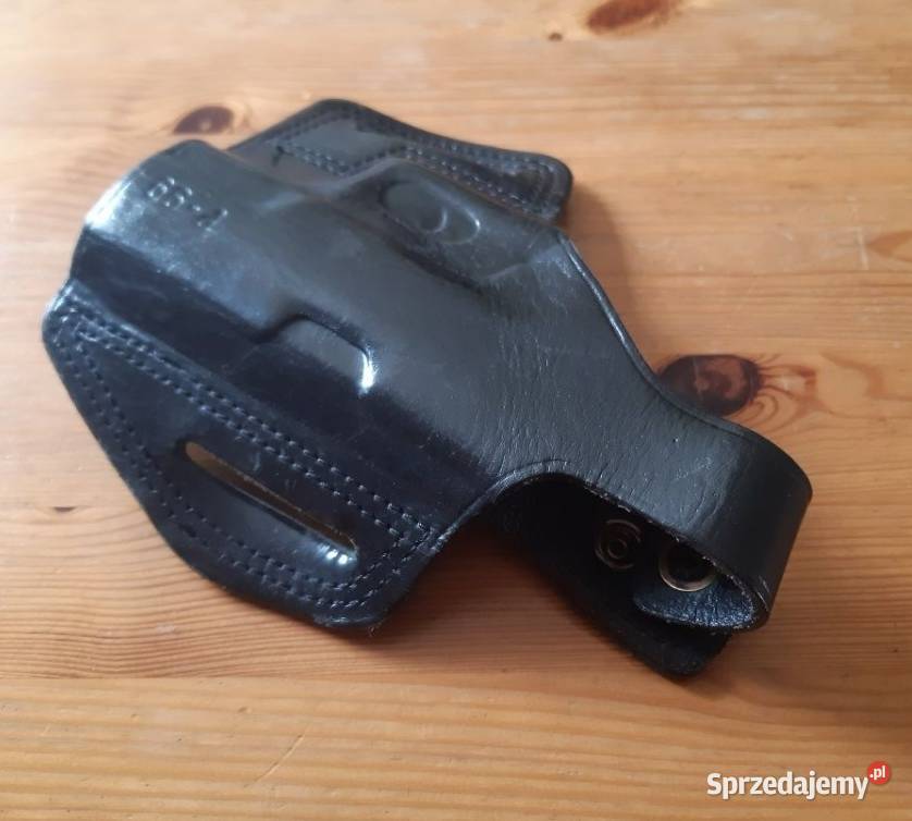 Kabura skórzana czarna na pas Walther P99 prawa Militaria Jaworzno