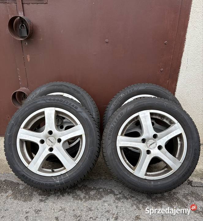 Koła Alutec opony zimowe Goodyear 21555R16 Ostrowiec Świętokrzyski sprzedam