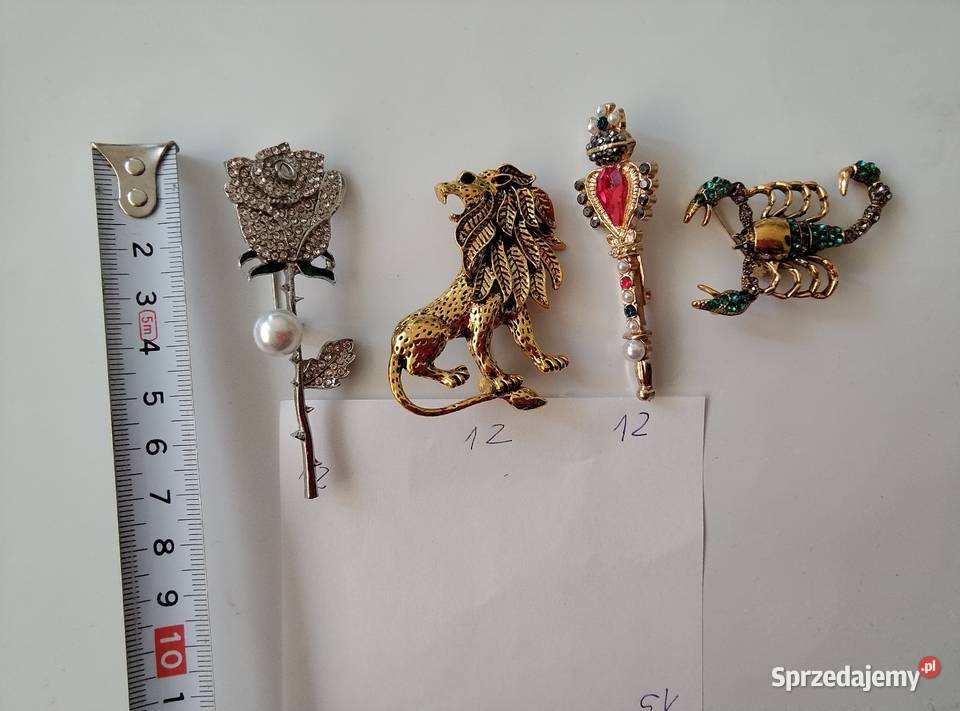 Broszki na agrafkę Żory