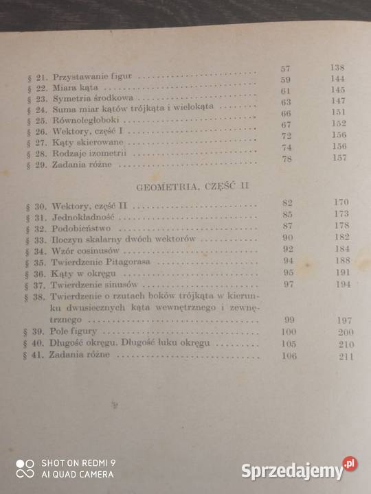 Zbiór zadań z geometrii do I i II klasy liceum i podkarpackie Mielec