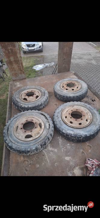 komplet kół do przyczepy autosanpom Śrem i inne Kulik-Kolonia sprzedam