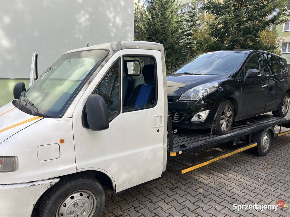 Auto laweta Fiat ducato 2000 55 metra najazd 440500km Łódź