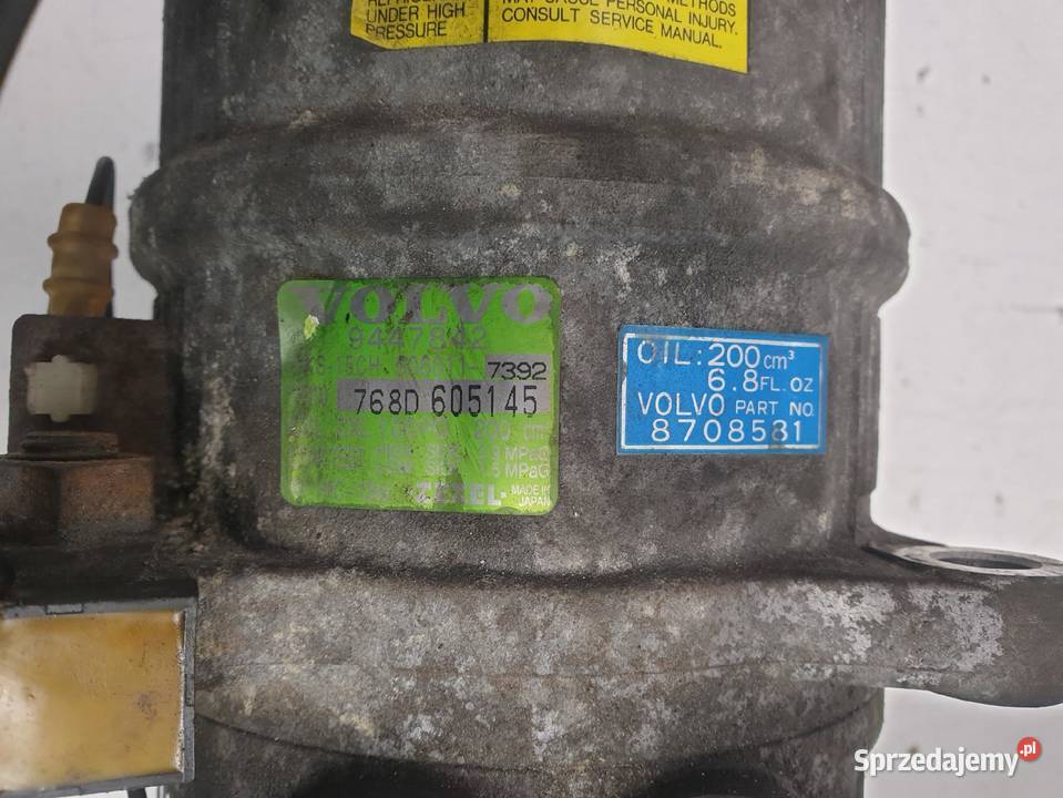 SPRĘŻARKA KLIMATYZACJI Volvo V90 S90 29 30 24V Chełm