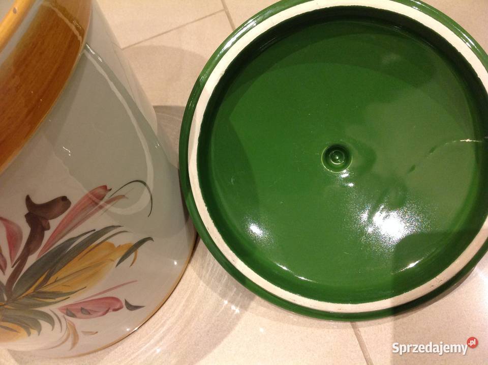 RUMTOPF GARNEK CERAMICZNY Ręcznie malowany lubuskie Nowa Sól