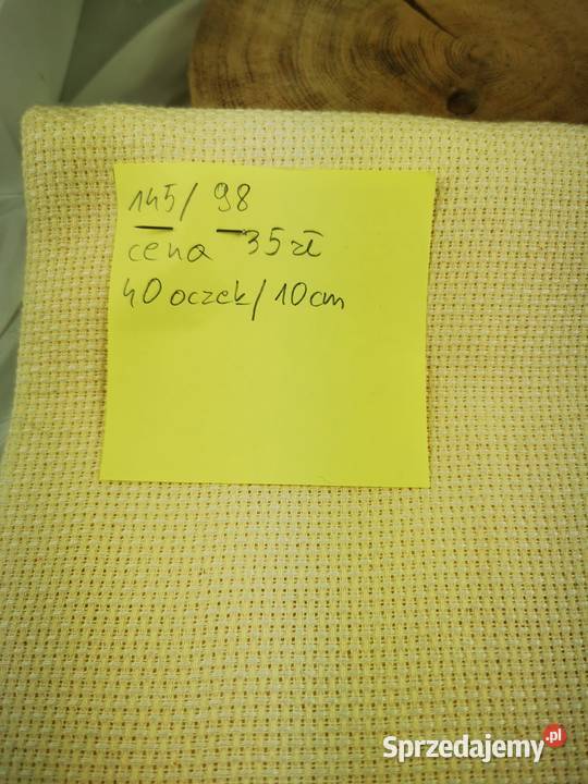 Kanwa do haftu w kuponachróżna wielkość rodzaj Wiśniowa