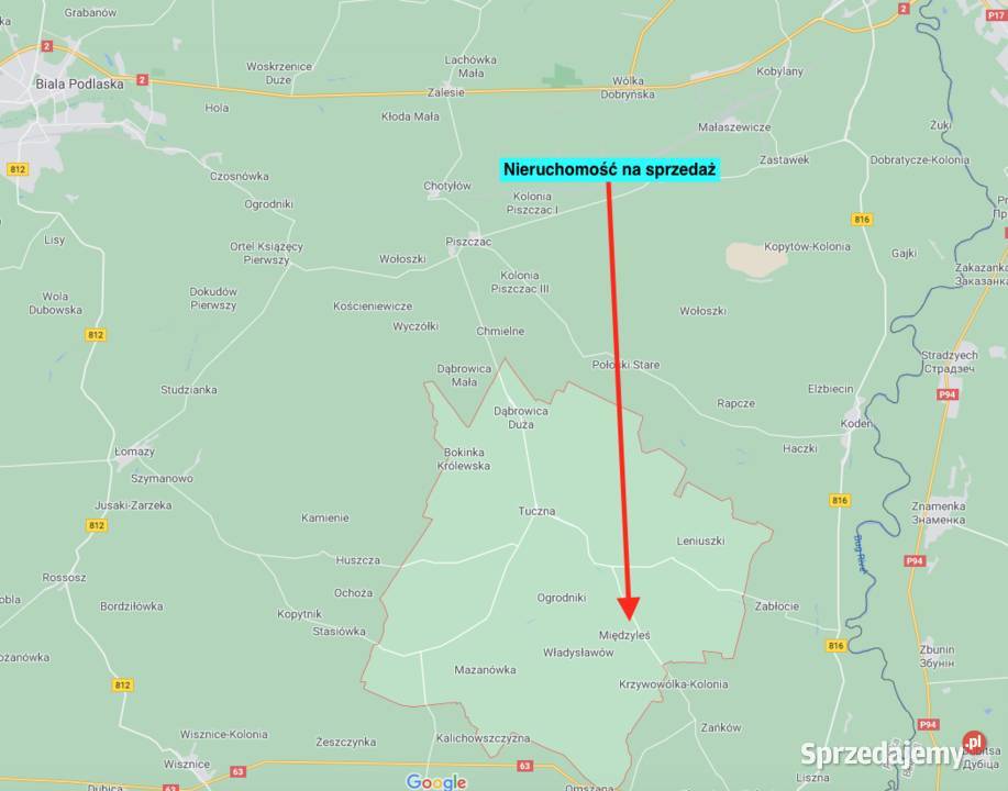Nieruchomość inwestycyjna dawny PGR pow 51621 m2 sprzedam