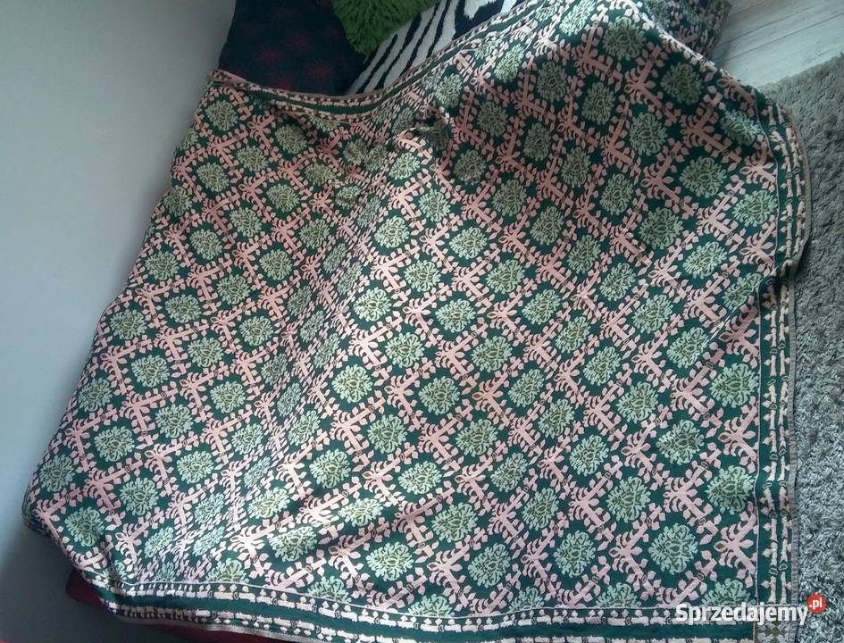 Duża 182x217 Kapa narzuta PRL Vintage Stan