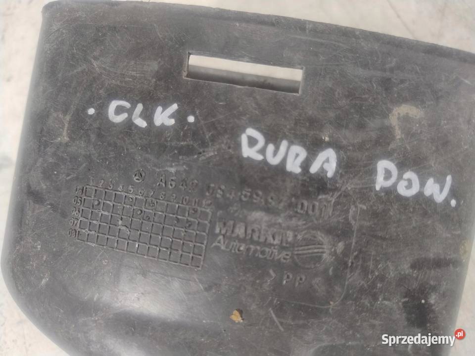 WĄŻ RURA DOLOT POWIETRZA MERCEDES W209 30 V6 CDI osobowe wielkopolskie