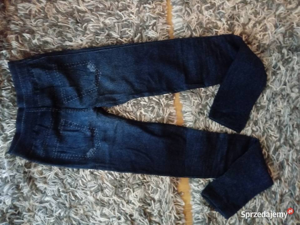Legginsy grubsze imitacja jeansu Chrzanów
