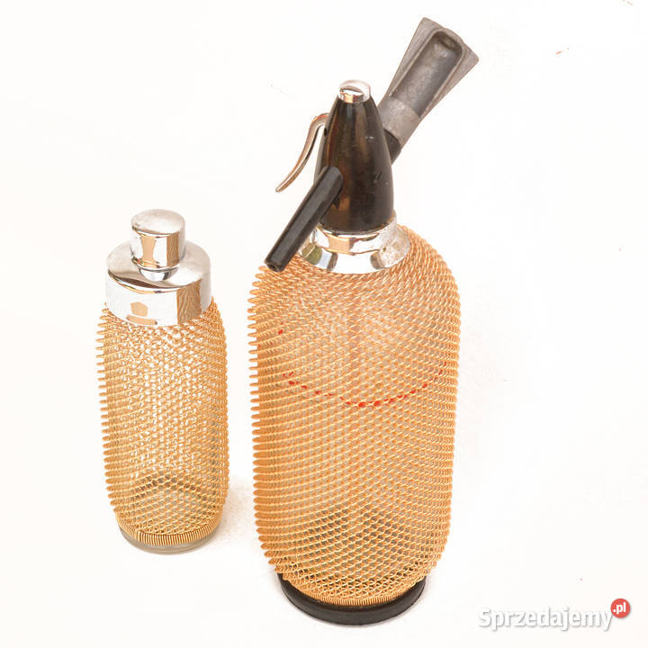 Złoty zestaw barmański Merkuria Czechosłowacja Warszawa