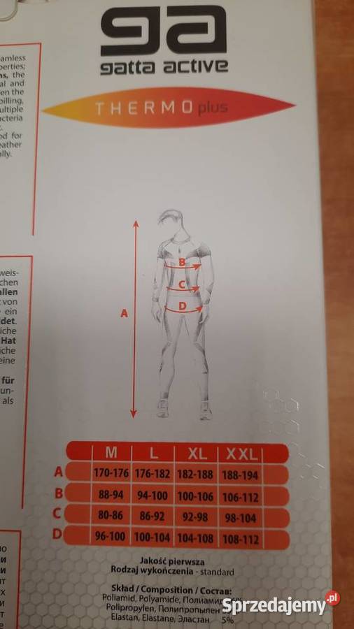 Spodnie bielizna termoaktywna Thermo PLUS podkarpackie Dębica