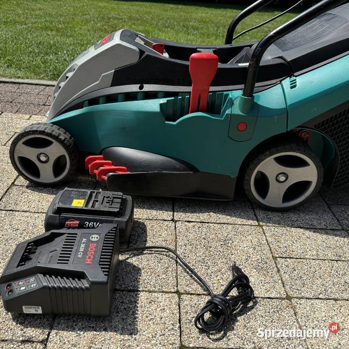 Kosiarka akumulatorowa Bosch Rotak 37Li z koszem Lubin sprzedam