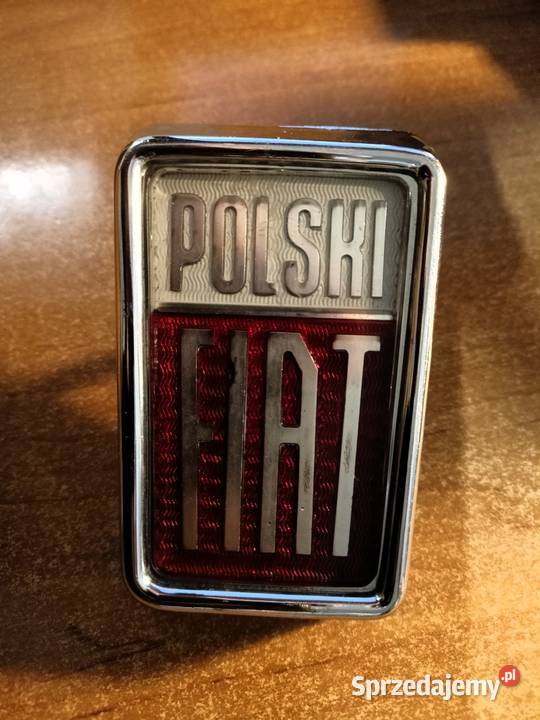 Emblemat POLSKI FIAT Fiat 126p NOWY PRL podkarpackie Tarnobrzeg