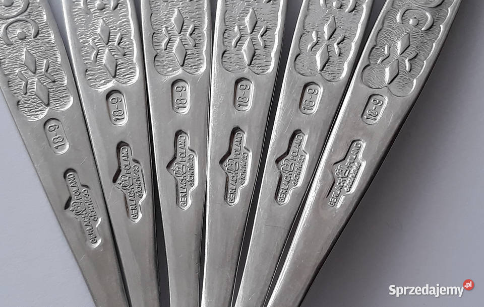 Łyżeczki do herbaty KASZUBSKI Gerlach sztućce Dąbrowa Górnicza