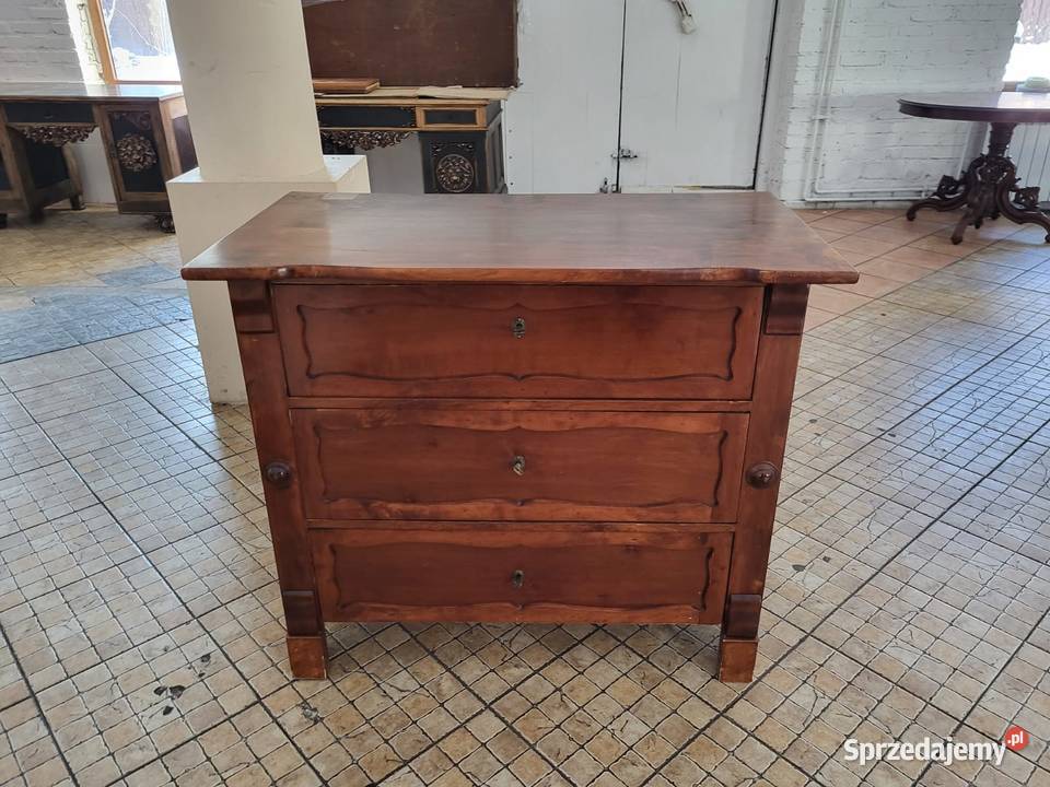 Antyczna komoda z trzema szufladami Rybnik
