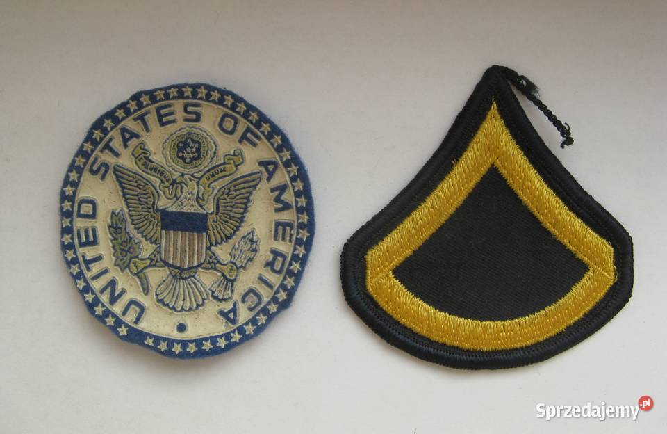 Plakietka naszywka USA