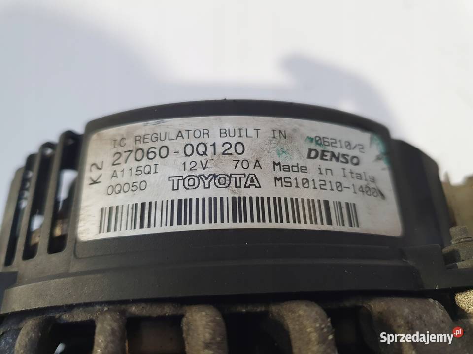 ALTERNATOR Peugeot 107 Toyota Aygo Citroen C1 10 Chełm