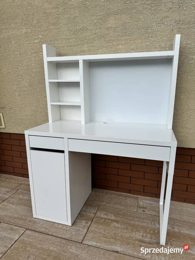 Biurko białe z nadstawką ikea stolik stół szafka Biurka mazowieckie Sulbiny