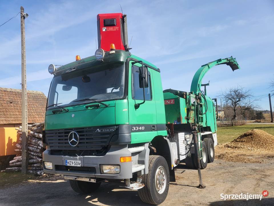 MercedesBenz Actros 3340 z Rębakiem Jenz Hem 560 Leśnictwo Jordanów sprzedam