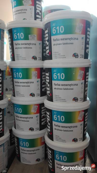 Farba wewnętrzna akrylowolateksowa AF 610 10L Lublin
