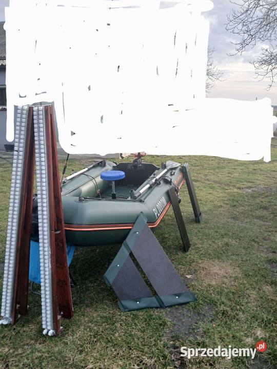 Ponton kolibri 27 m stan plus silnik elektryczny Sport i Wypoczynek lubelskie Wólka Łózecka