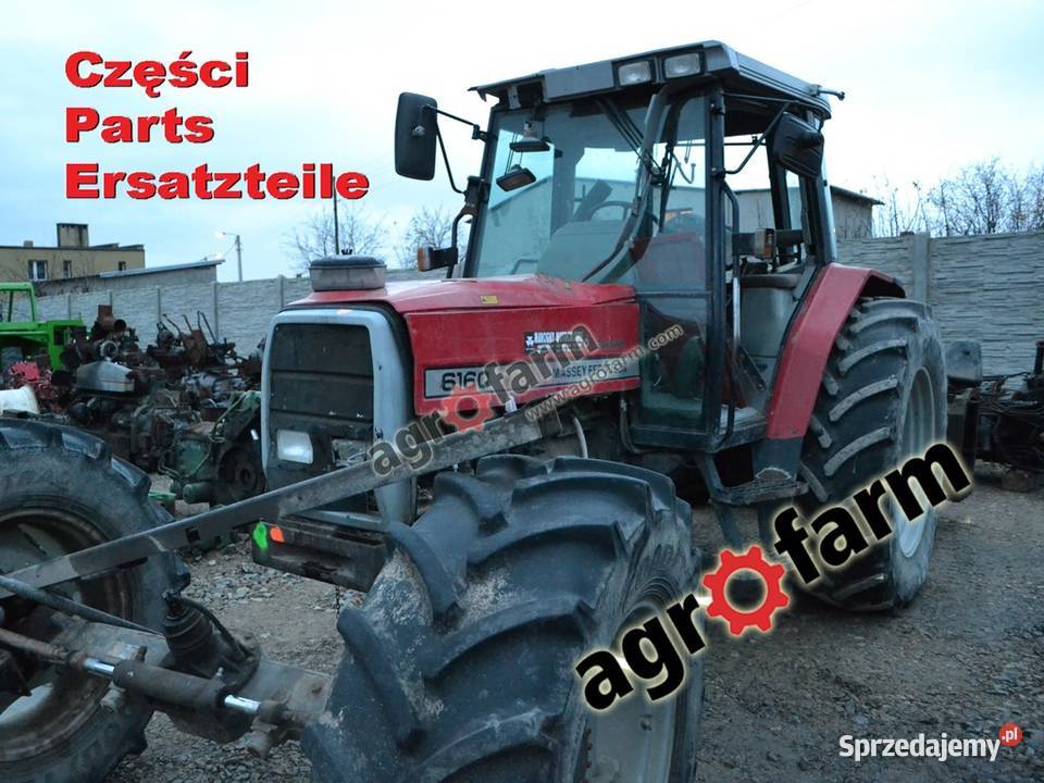 Massey Ferguson 6160 części skrzynia biegów oś Pozostałe Byków