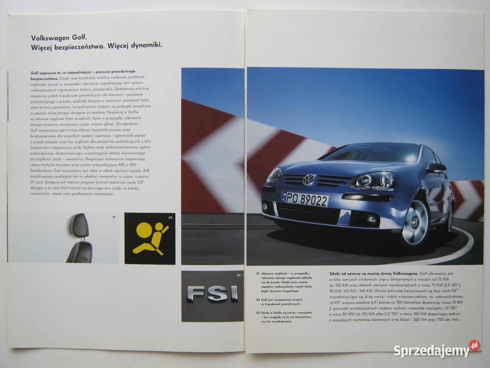 Prospekt Volkswagen Golf V lubelskie Lublin
