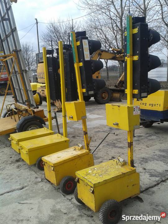 Sygnalizator drogowy wahadlowy ledowy radiowy Wojkowice Kościelne