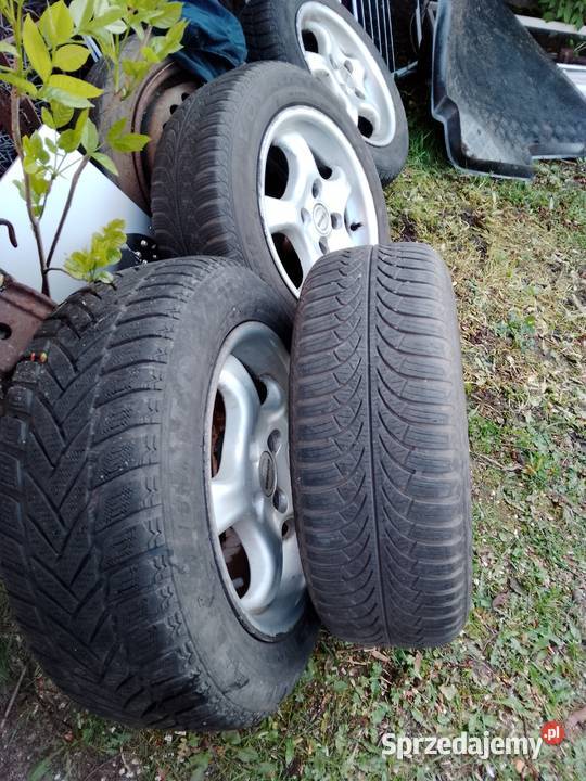 Alufelgi 4 sztuki 4x114 R15 z Oponami Bełchatów sprzedam