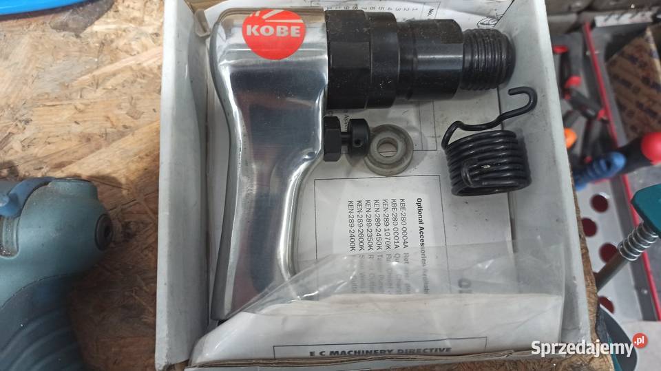 Zestaw pneumatycznych narzędzi młotki wiertarka Wrocław