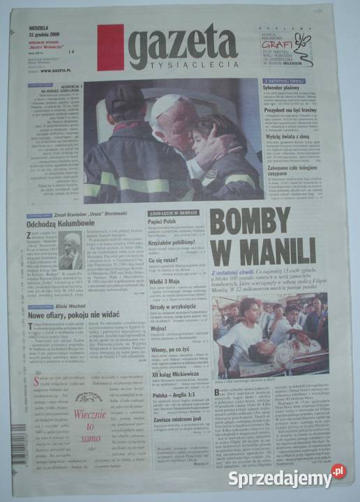 Unikat wyd specjalne koniec XX w Gazeta Wyborcza Antykwariat