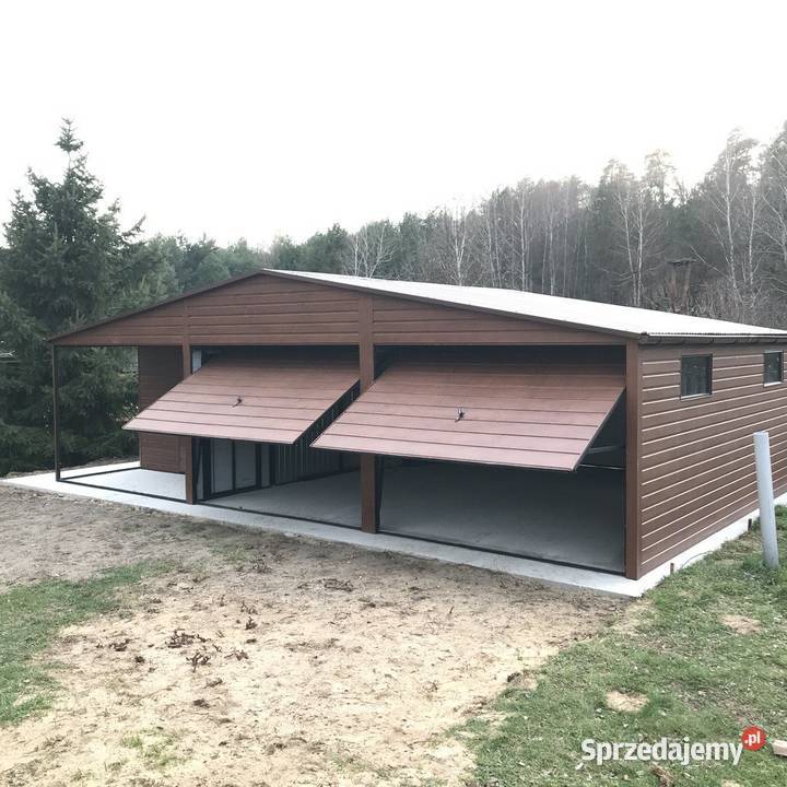 Garaż BESTLine 9x6 z wnęką Drewnopodobny orzech Radom sprzedam