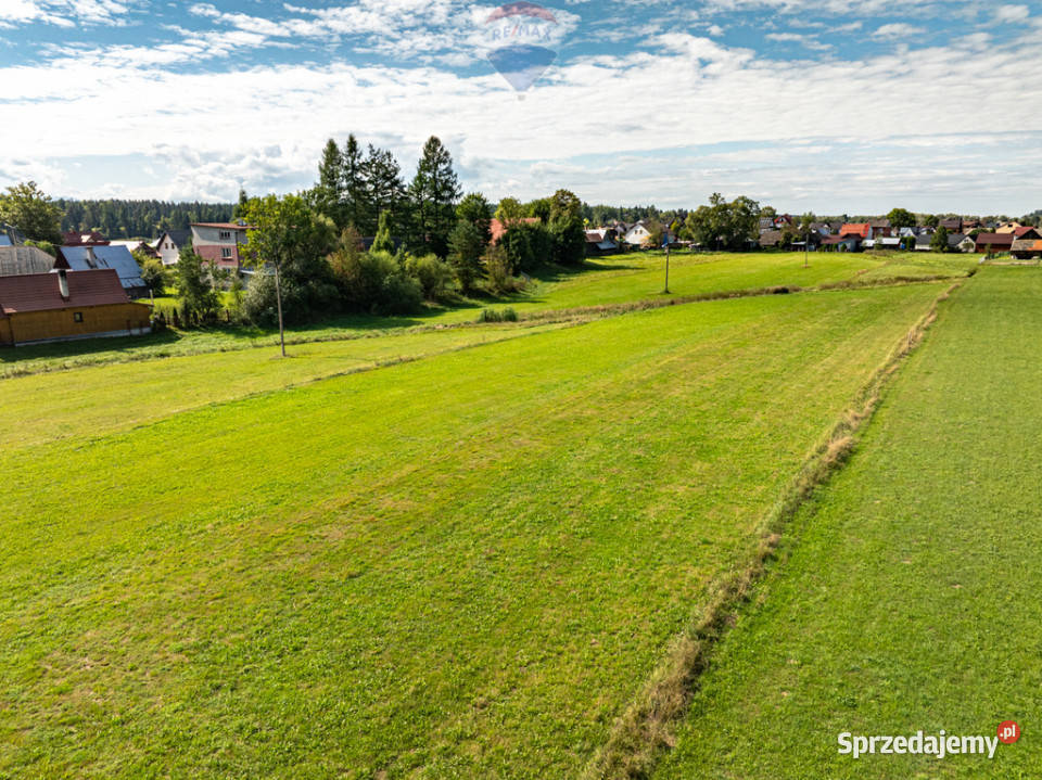 Działka budowlana Harklowa gm Nowy Targ budowlana Sprzedaż sprzedam