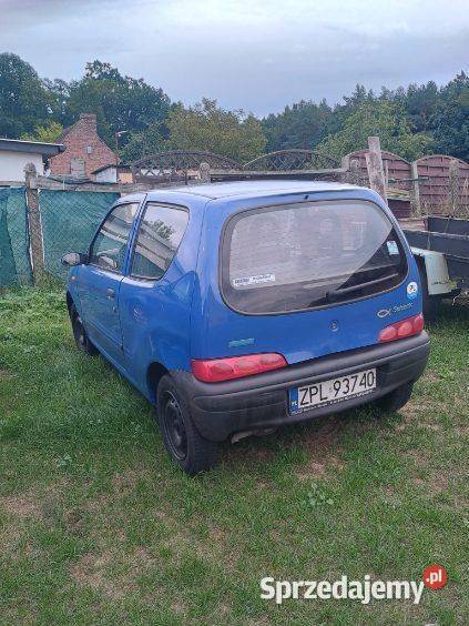 Sprzedam fiata seicento niebieski Fiat zachodniopomorskie Nowe Warpno