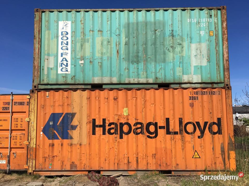 Kontener morski magazynowy budowlany 20 DV CW Warszawa