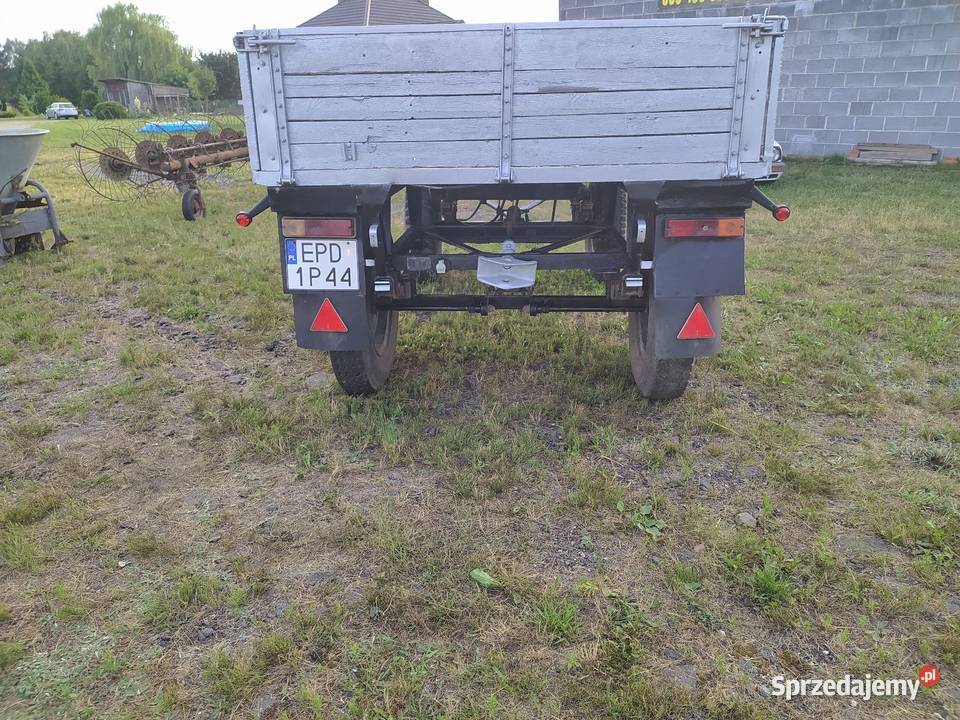Przyczepa sztywna D44 Zarejestrowana Aleksandrów Łódzki