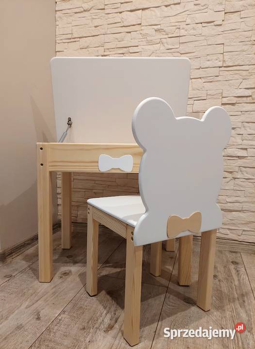 Zestaw stolik i krzesełko drewniane Białystok