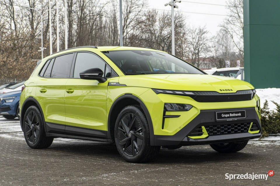 koda ELROQ RS 84 kWh 340 4x4 Nowa elektryczna ABS Škoda Łódź