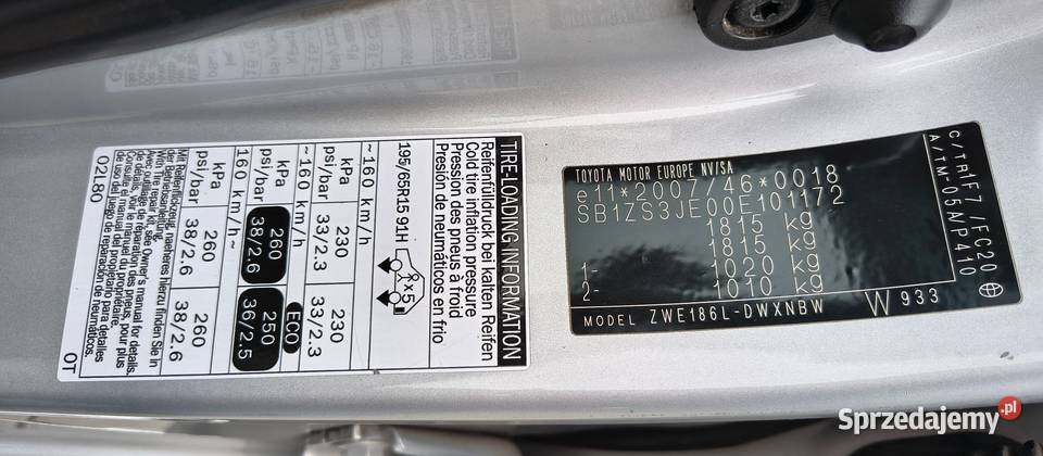 Toyota Auris 18 Hybryda LPG 15100 CVT Super stan radio Warszawa