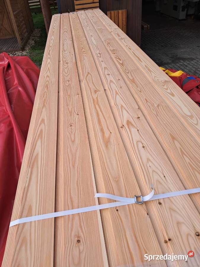 Elewacja modrzewiowa drewno strugane modrzew Drewno konstrukcyjne