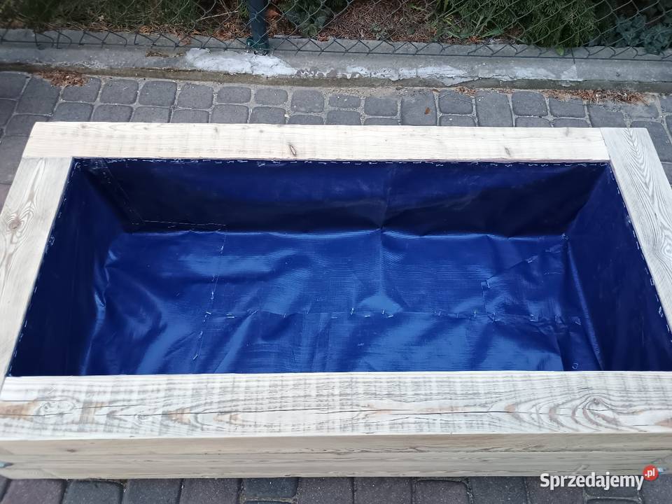 Donica tarasowa z litego drewna sosnowego sprzedam