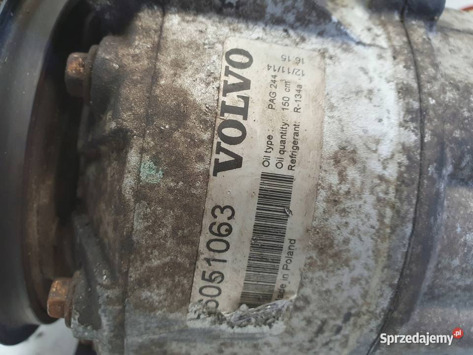 SPRĘŻARKA KLIMATYZACJI Volvo V70 III 24 D5 pompa Chełm